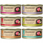 GRANDORF zdrowa karma mokra dla kota mix smaków Tuńczyk 6 x 70g Bezzbożowa