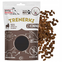 Syta Micha trenerki dla psa konina 80g naturalny przysmak