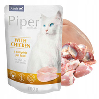 DOLINA NOTECI PIPER Karma mokra dla kota Kurczak 100g Bezzbożowa