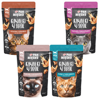 Pan Mięsko mokra karma dla kota 4 x 85g Mix