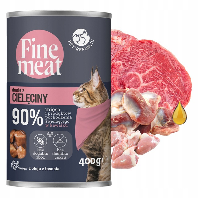 DOLINA NOTECI FINE MEAT Mokra karma dla kota Mix Smaków 16 x 400g