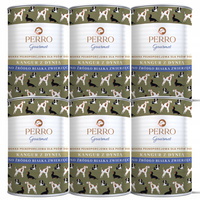 PERRO Gourmet Karma mokra dla psa Kangur z dynią 6 x 400g
