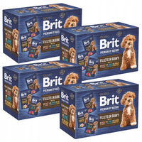 Brit By Nature Fillets in Gravy 48 x 85g Mix mokra karma dla psa