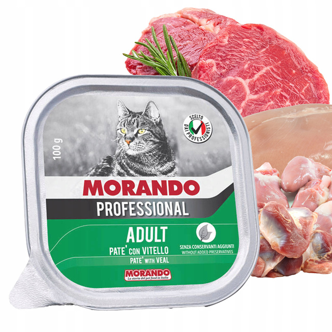 Morando Pro karma mokra dla kota cielęcina 100g