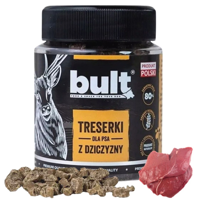 BULT Treserki Przysmaki dla psa Dziczyzna 120g
