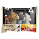 PET REPUBLIC Mix Smaków mięsny karma dla kota mokra saszetka 16 x 100g
