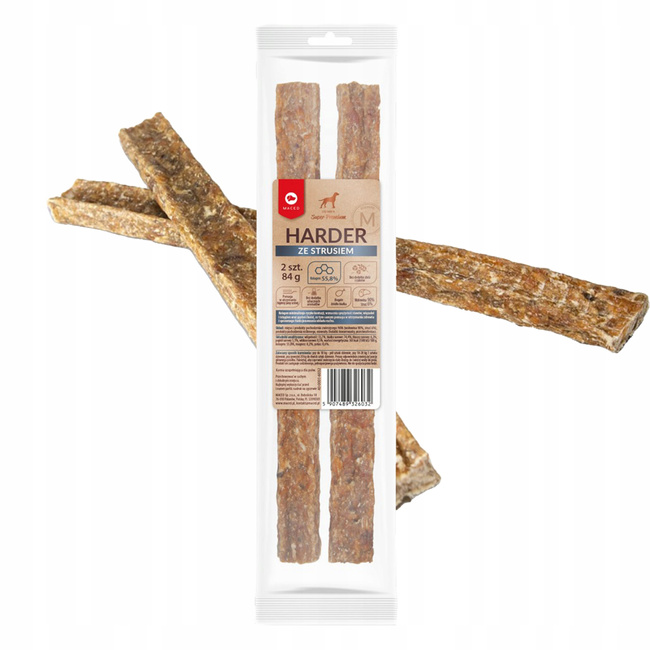 MACED HARDER ze Strusiem GRYZAK Przysmak dla psa 2szt