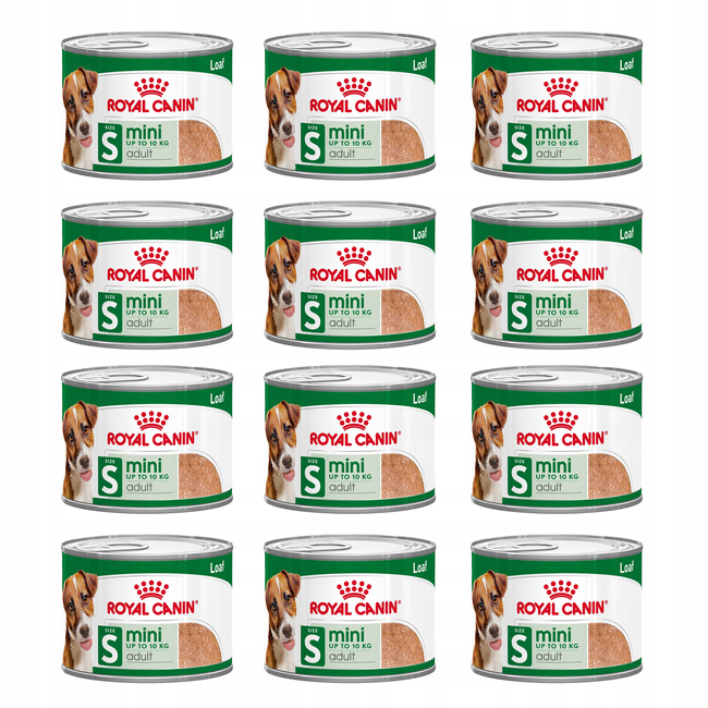 ROYAL CANIN Mini Adult karma mokra, pasztet dla psów dorosłych 12 x 195 g