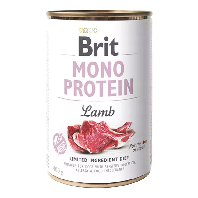 Brit Mono Protein 400g Lamb mokra karma dla psa