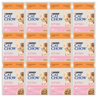 PURINA CAT CHOW KITTEN karma mokra dla kociąt Indyk z Cukinią 12 x 85g 