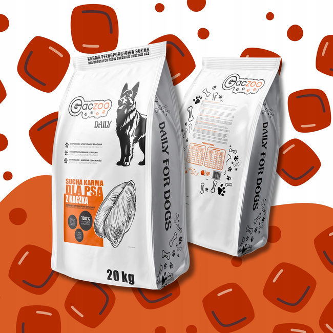 Sucha karma dla psa Gaczoo Daily Wołowina 20 kg Adult Dog z Witaminami