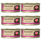 GRANDORF zdrowa karma mokra dla kota Tuńczyk 6 x 70g Bezzbożowa