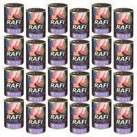 DOLINA NOTECI RAFI Karma mokra dla psa Królik 24 x 400g Bezzbożowa