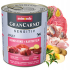 ANIMONDA GranCarno Sensitive karma mokra dla psa Mix Smaków 8 x 800g