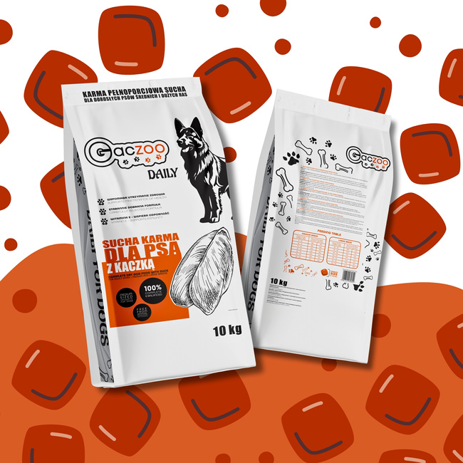 Sucha karma dla psa Gaczoo Daily Mix smaków 2 x 10 kg Adult Dog Witaminy