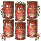 BRIT CHRISTMAS Mono Protein Karp mokra karma dla psa 6 x 400g