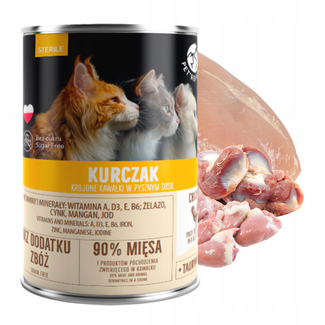 PET REPUBLIC karma mokra dla kota mix smaków 8 x 400g
