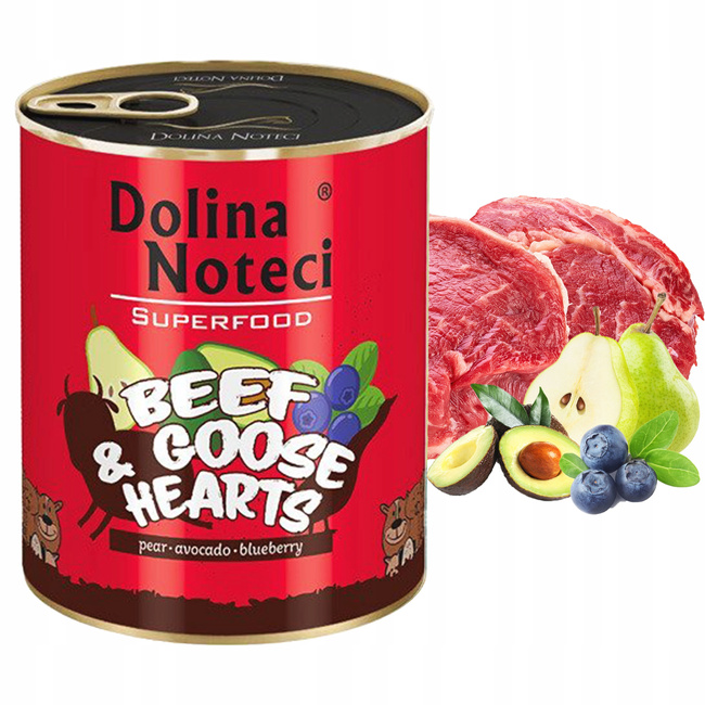 Dolina Noteci Superfood mokra karma dla psa 6 x 400g Mix