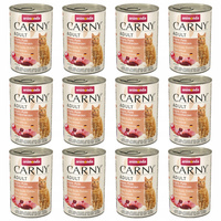 ANIMONDA Carny karma mokra dla kota Kurczak Serca Kacze 12 x 400g