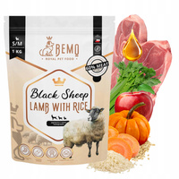 BEMO SENSITIVE Black Sheep Karma sucha dla psa małe i średnie rasy S/M 1 kg