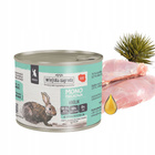 WIEJSKA ZAGRODA MONO mokra karma dla kociąt 12x200g Królik 