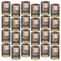 DOLINA NOTECI RAFI Karma mokra dla psa Przepiórka 24 x 400g Bezzbożowa