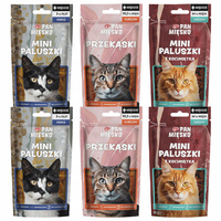 PAN MIĘSKO Naturalny Smakołyk przysmak dla kota Mix smaków 6 x 50g