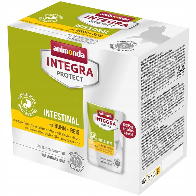 ANIMONDA Integra Protect Intestinal karma mokra kota Kurczak Ryż 16 x 85g