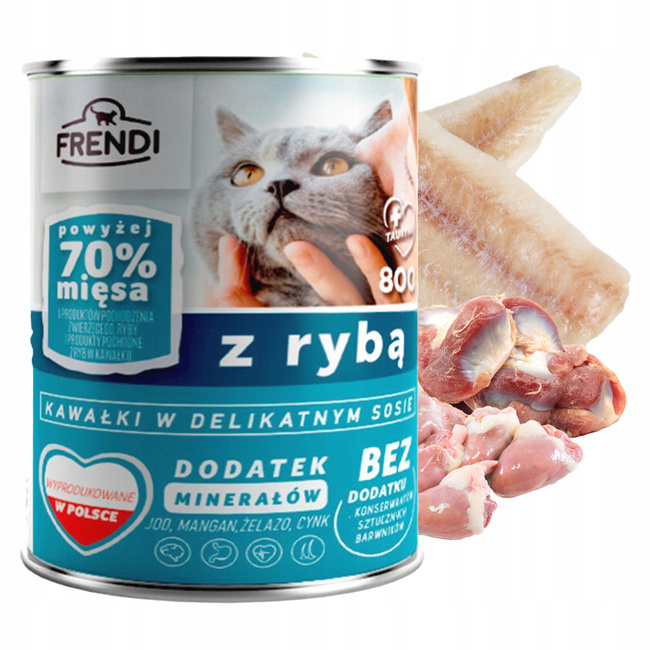 Frendi mokra karma dla kota 12 x 800g Mix