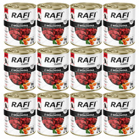 Dolina Noteci Rafi Classic karma mokra dla psa Wołowina 12 x 800g