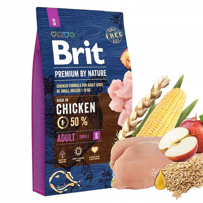 Brit By Nature 8 kg Chicken sucha karma dla psa