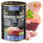 SUPER RAFI Cat karma mokra dla kota mix smaków 8 x 400g