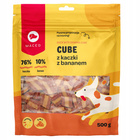 MACED CUBE naturalny smakołyk przysmak dla psa Kaczka z Bananem 500g