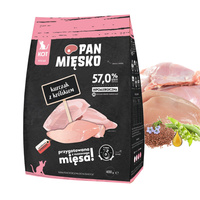 Pan Mięsko karma dla kociąt sucha 400g Kurczak Królik