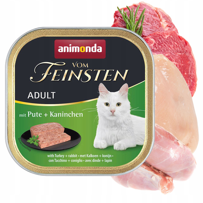 ANIMONDA Vom Feinsten Adult mokra karma dla kota 6 x 100g Mix Smaków