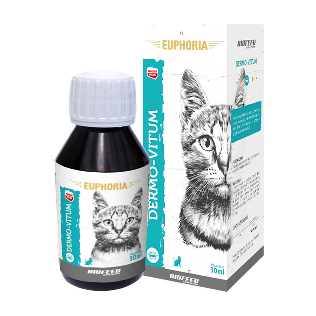 BIOFEED Euphoria Preparat na sierść i skórę dla kota 30ml