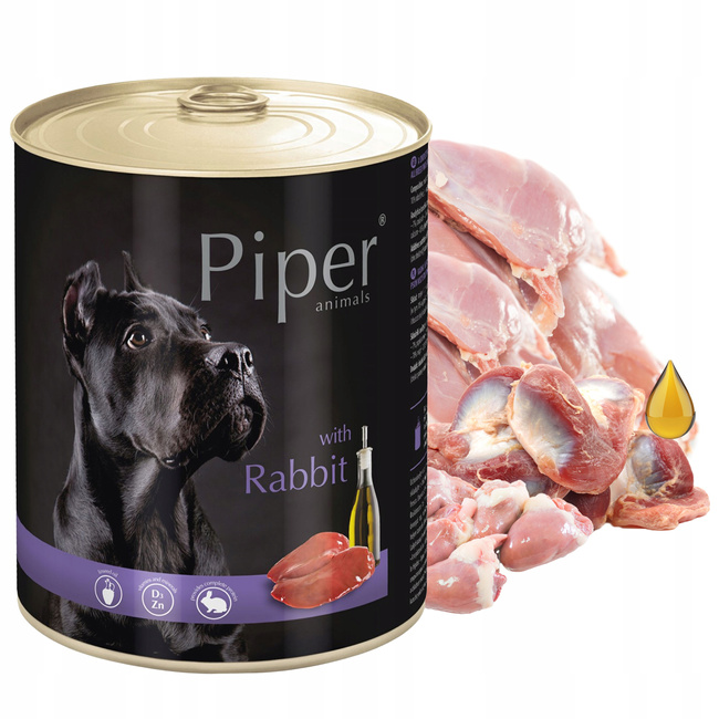 DOLINA NOTECI PIPER Karma mokra dla psa mix smaków 12 x 800g Bezzbożowa