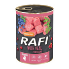 RAFI JUNIOR Karma mokra dla szczeniąt Cielęcina 400g Bezzbożowa