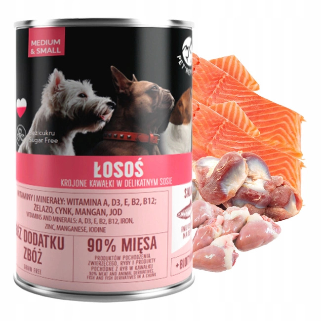 PET REPUBLIC karma mokra dla psa Łosoś 400g Bezzbożowa