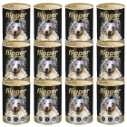 FLIPPER Mokra karma dla psa Dolina Noteci Wołowina Drób 12 x 400g