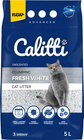 Żwirek bentonitowy dla kotów Calitti Fresh White 5l