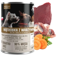 PET REPUBLIC karma mokra dla psa kawałki w sosie Wątróbka z Warzywami 400g