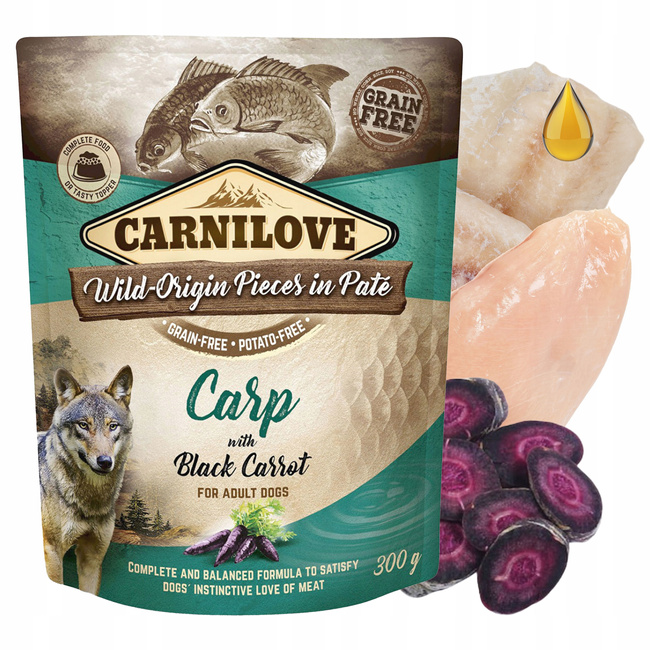 CARNILOVE DOG POUCH Mix smaków karma dla psa mokra 8 x 300g bezzbożowa