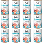 Brit Pate & Meat 12 x 400g Salmon mokra karma dla psa
