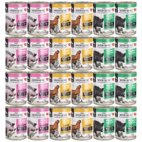WIEJSKA ZAGRODA MONO Mix Smaków karma dla psa mokra puszki 24 x 400g