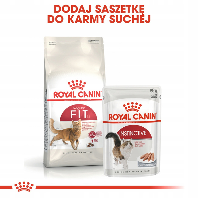 ROYAL CANIN FIT karma sucha dla kotów dorosłych wspierająca kondycję 0,4 kg