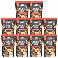 PAN MIĘSKO Kawałki w sosie Wołowina Kozina dla psa mokra 10 x 150g