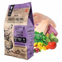 WIEJSKA ZAGRODA sucha karma dla kota 1,6kg Kurczak Kaczka