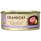 GRANDORF zdrowa karma mokra dla kota Tuńczyk Małże 12 x 70g Bezzbożowa