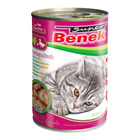 BENEK Chunks Karma mokra dla kota Kaczka 415g